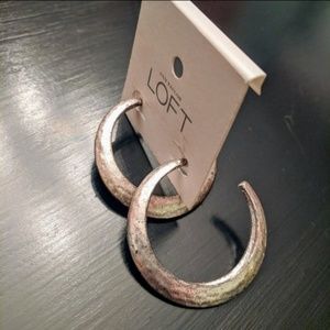 LOFT | NWT Silver Hoop Earrings
